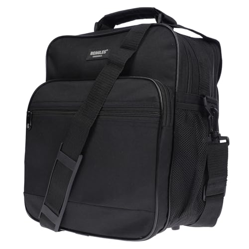 Christian Wippermann große Herren Tasche Arbeitstasche Umhängetasche Flugbegleiter Messenger Bag Schwarz