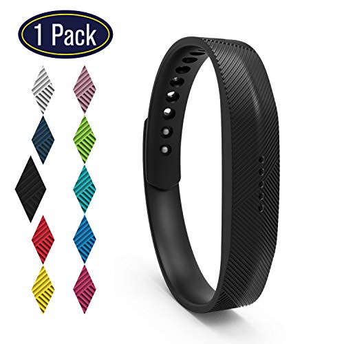 KingAcc Compatible Fitbit Flex 2 Bands, Soft Silicone Replacement Band for Fitbit Flex