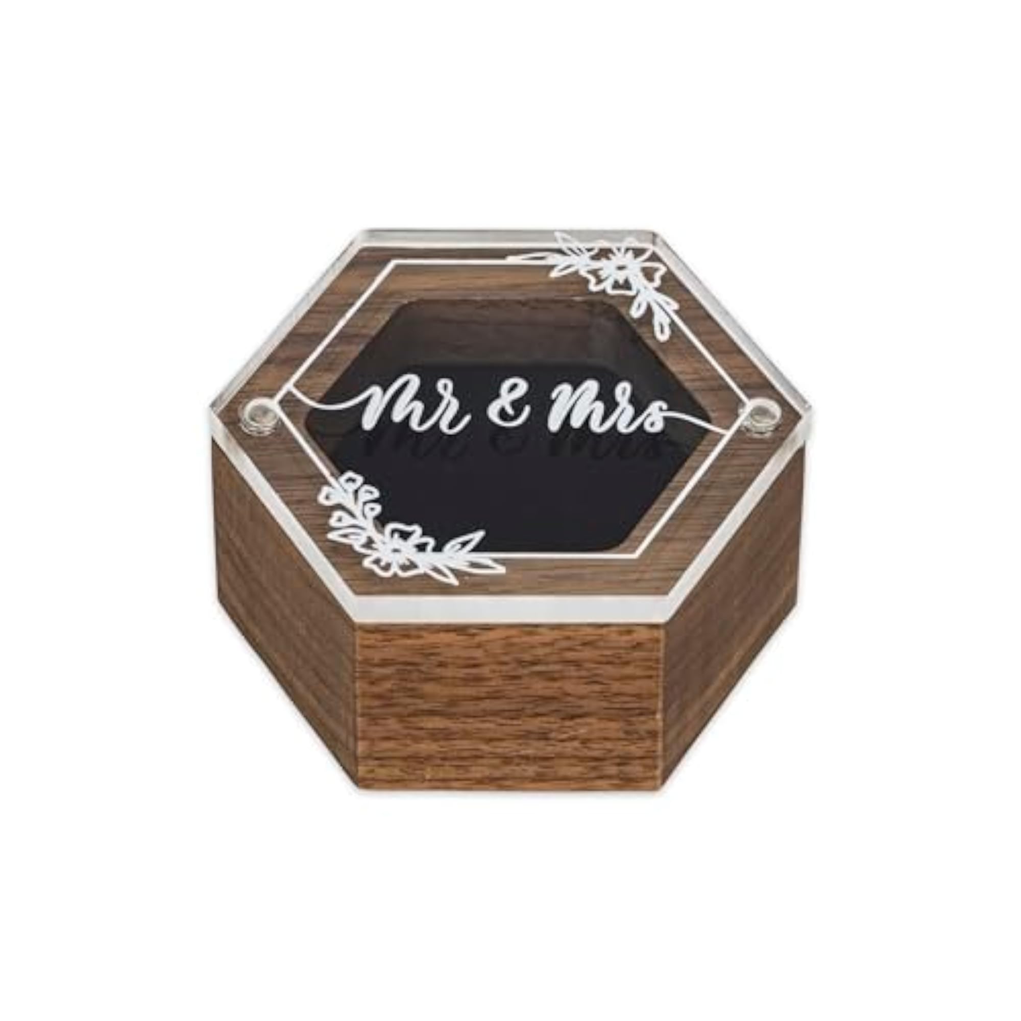 Rustic Wooden Ring Box for Engagement, Gift for Proposal