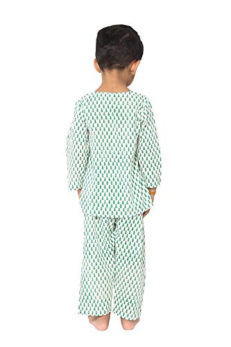 Image of Cotton Unisex Printed Night Suit Dress Set Combo Pack for Girls Boys