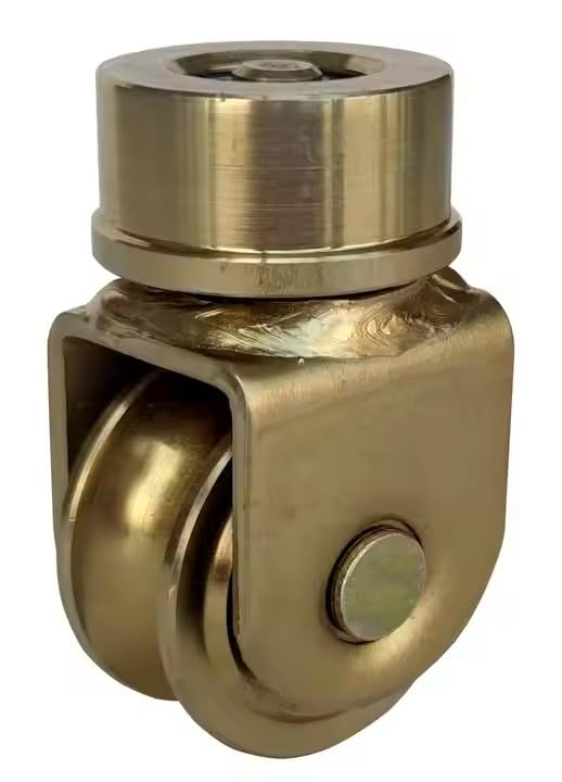 2¾" x 1.25" Mild Steel 360˚ Revolving Sliding Gate Roller - U Groove Type Wheel-picture-21