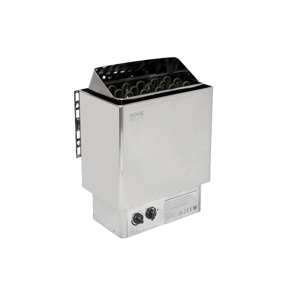 Home Deluxe - Saunaofen KIVA 4.5 kW - 56 x 28 x 14 cm | inkl. integrierte Steuerung & Zeitschaltuhr