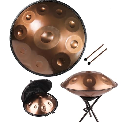 TocTus Handpan Drum de 10 Notas 22 Pulgadas Dorado miniatura 1