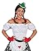 Produktbild Halloweenia - Damen Frauen Kostüm Schulterfreie Dirndl Bluse mit Pump-Ärmel, Tirol Shirt, perfekt für Das Oktoberfest Karneval und Fasching, S/M, Weiß