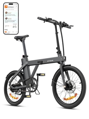 ENGWE Elektrofahrrad für Herren, Elektrofahrrad, Akku, 36 V, 9,6 Ah, bis zu 80 km, Elektrofahrräder, Motor 250 W, max. 25 km/h, Fahrrad, faltbar, Reifen 20 x 1,95 Zoll, P20