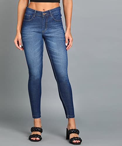 Image of Urbano Fashion Women's Skinny Fit High Rise Jeans