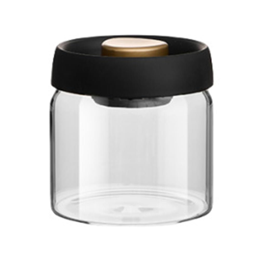 CTRLZS Coffee Beans Vacuum Sealed Tank Household Moisture-Proof Air Extraction Airtight Container Food Storage Jars, Easy Install Easy to Use D