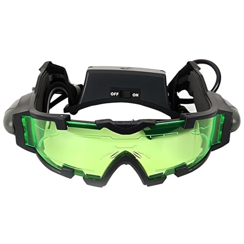 Xrten Lunettes de Vision Nocturne pour Enfants,Lunettes Vision Nocturne,Lunettes de Vision Nocturne Espion,Cyclisme Courir Sports de Plein Air Lunettes de...