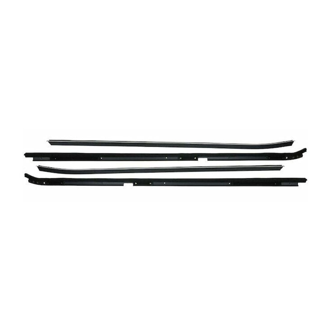 APOMONO Door Window Belt Weatherstrip for Buick for Regal Sport 1981-1982 & Base/Limited 1981-1987 & T-Type 1983-1986 & Grand National 1984-1987 2Dr 4 Piece Set