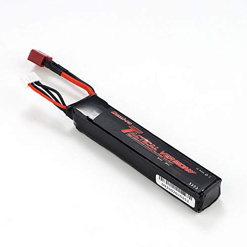 11.1V Lipo Battery Airsoft,Rechargable 1100mAh 3S Lipo Battery with T Plug for Tactical Version Airsoft Gun - Image 5