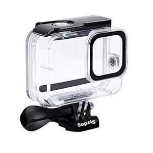 Suptig Waterproof Case Protective Housing Compatible for GoPro Hero 8 Black Waterproof 196ft (60 Meters)