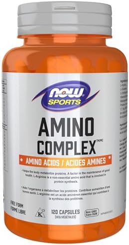 NOW Sports Amino Complex Capsules, 120 Count