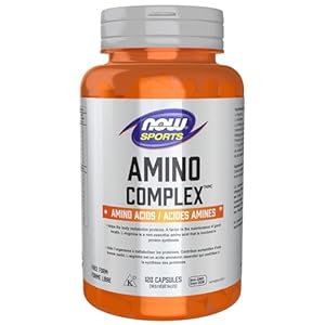 NOW Sports Amino Complex Capsules, 120 Count