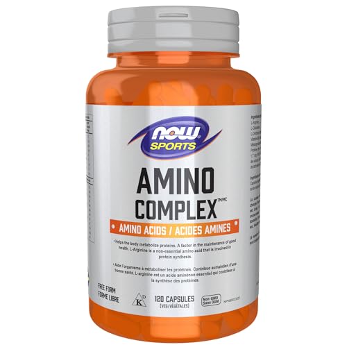NOW Sports Amino Complex Capsules, 120 Count