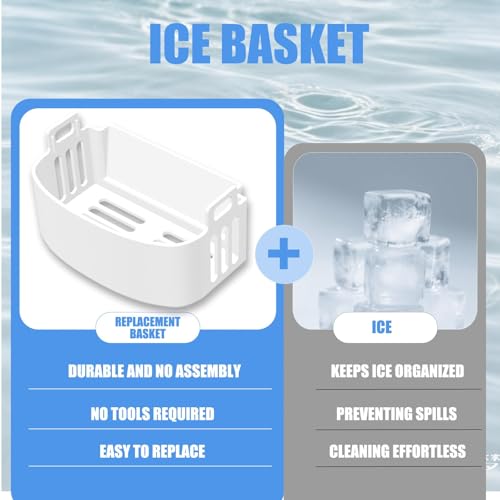Canasta de hielo reemplazo compatible con Frigidaire miniatura 6