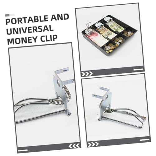 3pcs Cash Register Tray Clips Heavy Duty Money Fixing Clamps Portable Cash Tray Replacement Accessories for Small Business4