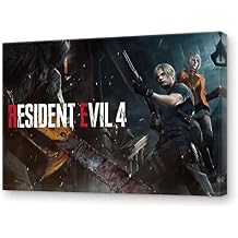 KANCAIGOU Resident Game Evil 4 game Canvas Prints Wall Art poster 1,20x30inch Framed