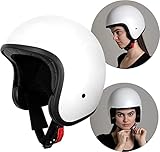 KUNDENSERVICE/ FEEDBACK: Wir empfehlen die Größe vor dem Kauf genauestens zu bestimmen. Grundsätzlich eignet sich dieser Jethelm sowohl für Männer als auch für Frauen. Denken Sie daran, dass der Motorradhelm eng sitzen sollte.Haben Sie weitere Fragen oder Anregungen, kontaktieren Sie uns gerne über Amazon oder direkt. Wir sind eine Marke aus Deutschland und haben höchste Ansprüche an unsere Materialqualität. Bei Fragen sind wir jederzeit für Sie erreichbar, auch telefonisch.