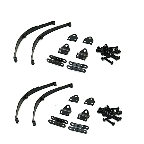 Que-T 1/10 Rock Crawler Steel Leaf Spring Suspension Set For Rc 1/10 D90 Crawler Car #TOP19