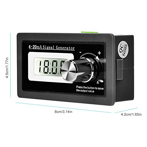 Image of 4-20mA Signal Generator, 15-30V High Accuracy Current Loop Frequency Generator Two Wire Transducer Test with LCD Display