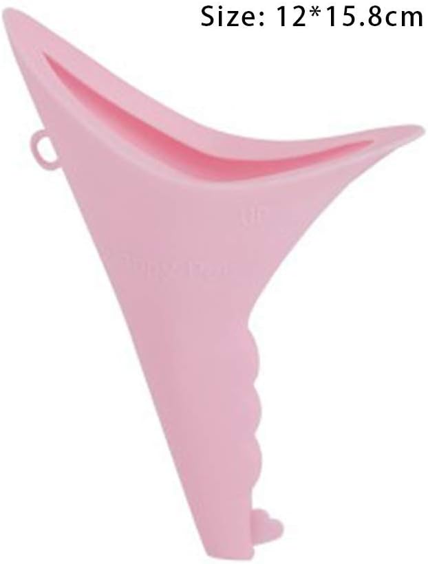 Bed pan, Emergency Urinal Portable Standing Urinal for Women Urinals in The Car Bedpans(Pink)