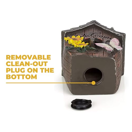 image for Dawhud Direct Hanging Bird Houses for Outside, Hand-Painted Bird House