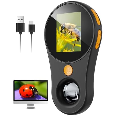 Handheld Digital Microscope SKYBASIC Portable Microscopes Magnifying Glass Cover