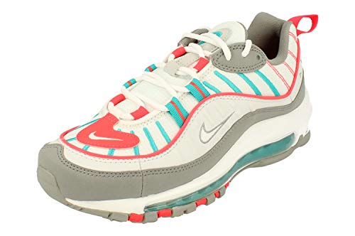 NIKE Mujeres Air MAX 98 Running Trainers CI3709 Sneakers Zapatos (UK 3.5 US 6 EU 36.5, Particle Grey White 002)