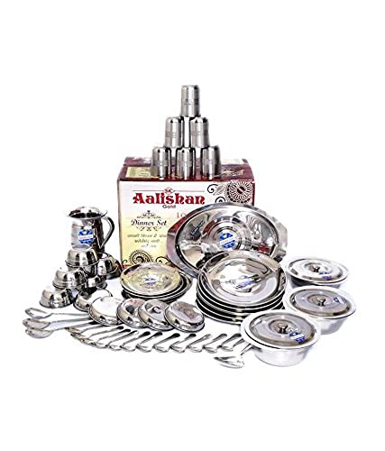 VPSK Alishan Stainless Steel 41 pcs Heavy Guage Dinner Set