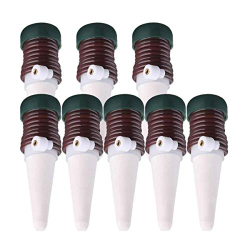 JUSHACHENGTA 8 Pack Automatic Plant Waterers, Plant Watering Devices, Automatic Slow Release Vacation Plant Waterer Slow Release for Outdoor & Indoor Use