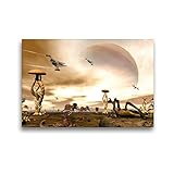 Die Deko-Bilder werden fertig aufgespannt in sicherer Versandverpackung geliefert. Der Massivholz-Rahmen aus nachhaltigem Anbau sorgt für hohe Form Stabilität