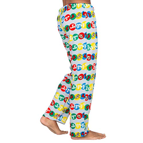 Twister Game All Over Print Plush Pajama Lounge Pants4