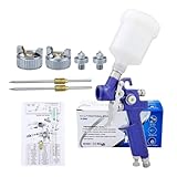 Accesorios para aerógrafos Profesional Mini H-2000 Spray Airbrushs Pintura neumática Herramientas eléctricas de aerógrafo 0.8/1.0mm Pintura Cars Herramienta de aerógrafo HVLP Airbrosh