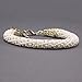 Handmade White Silver bracelet for women wedding jewelry seed beads unique pulsera for bride