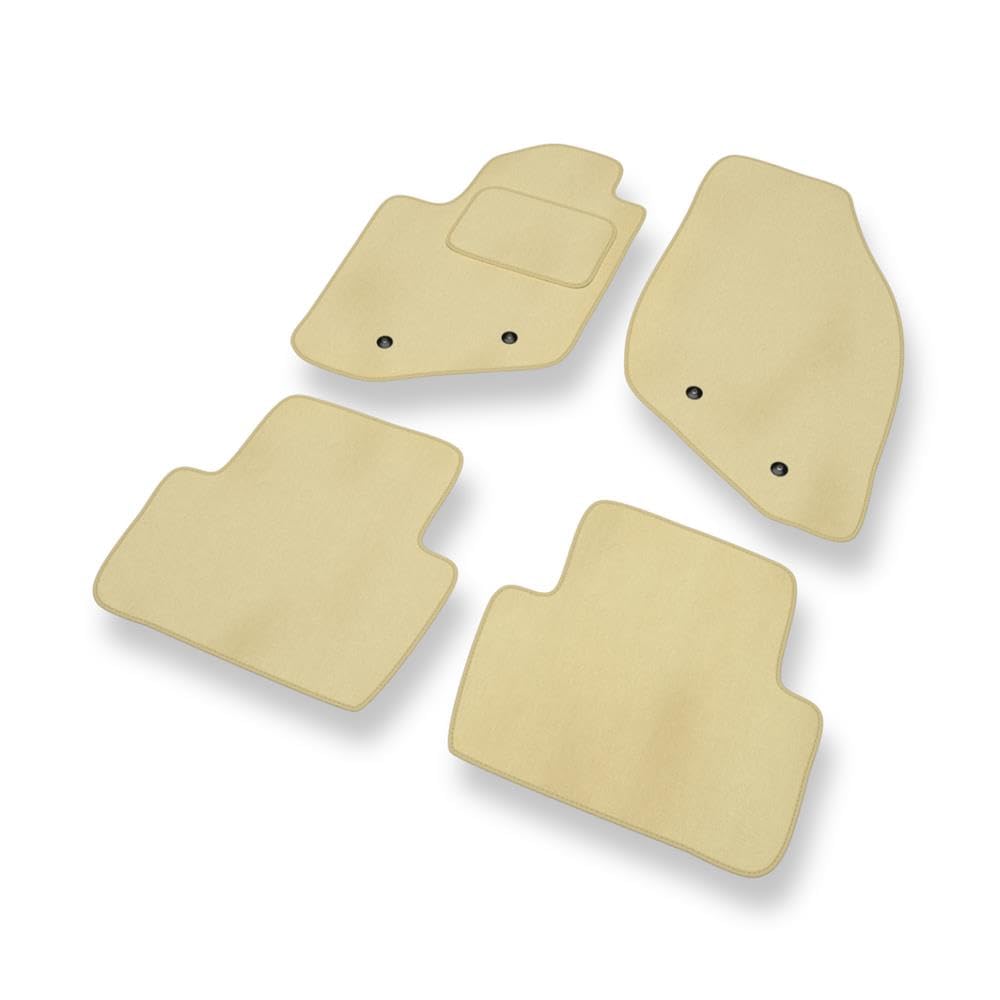 Tappetini Auto In Tessuto Nero Per Volvo V70 III (2007-2016) – Set Da 4 Pezzi, Prodotto UE - 4