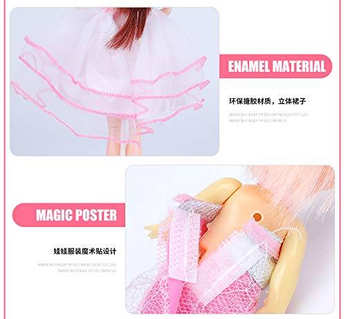 Huang Cheng Toys 11 Inch Doll Furniture - Bed & Dressing Table And Doll Accessories #TOP5