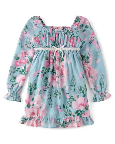 Image of The Children's Place Big Girls' Long Sleeve Casual Dress