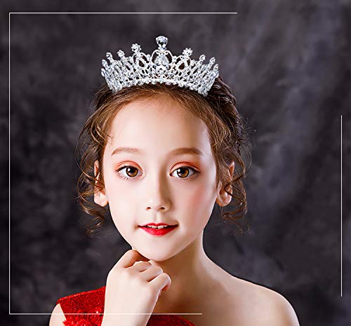 Kristallen haarband tiara haarspeld vrouwen voor bruiloft, strass bruidskroon voor feestdecoratie - Image 6