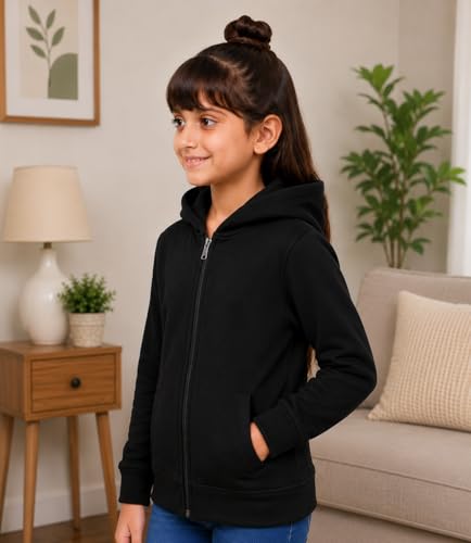 Image of ADBUCKS Girl's Cotton Hooded Sweatshirt