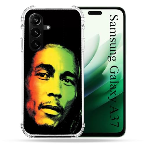 Coque Samsung A37 5G Bob Marley protection idéale pour les festivals et concerts