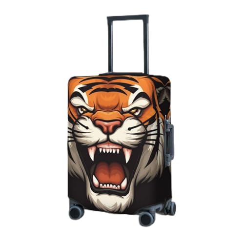 Luggage Cover Elastic Washable Suitcase Protector Big mouth tiger Suitcase Covers for Luggage 18-32 Inch Portable Travel Luggage Covers Sleeve Dust-proof Anti-Scratch Baggage Covers