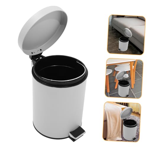 Cubo de basura con tapa abatible para cocina hogar e interior 5