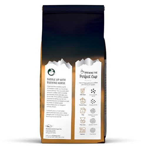 City Brew Bucking Horse Café En Grano Tostado Oscuro 12 oz miniatura 3
