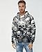 Ahegao Mens Sweatshirts Fashion Hoodies for Woman Man Halloween Skull Hooded Pullover Warm Fleece Long Sleeve Grey White Hoodie Large