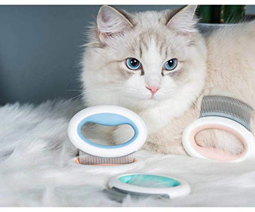 Kukerose Cat Comb, Cat Grooming Comb, Cat Massage Comb, Pet Short Hair Removal Massaging Tool, Cute Shell Comb for Dog Puppy Rabbit Bunny, Painless Cat Combs for Deshedding. - Image 3