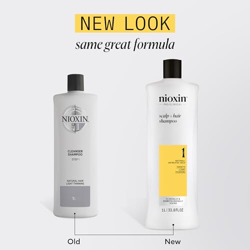 image for Nioxin Scalp + Hair Thickening System 1 Shampoo, For Natural Hair with