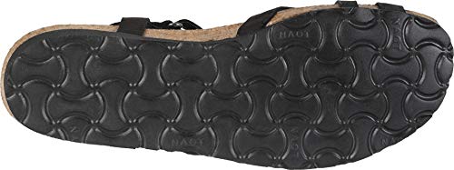 NAOT Footwear Women's Brittany Black Velvet Nubuck Sandal 10 M US3