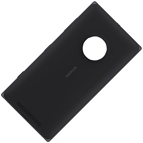 Prodotto originale Nokia Lumia 830 Copri Batteria Originale, Nero (con modulo Qi di Ricarica Wireless)