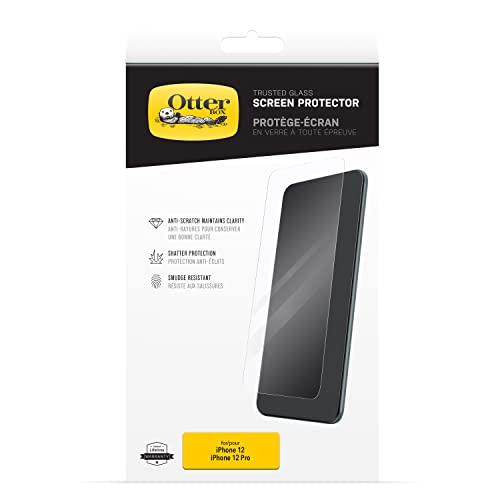Otterbox Trusted Glass iPhone 12 protecteur écran verre trempé anti-chute