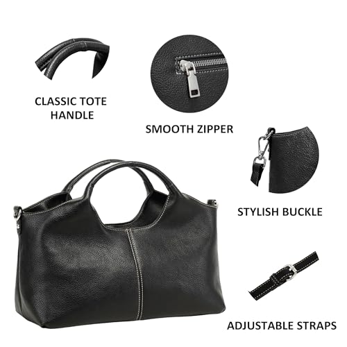 Bolso Satchel Vegan Leather Mediano para Mujer miniatura 5